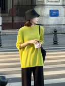Breathable Washi Yarn Knit Top（Z1818）