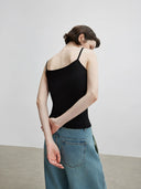 เสื้อสายเดี่ยวยืดมีฟองน้ำเสริม (Z1763)