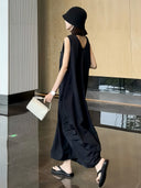 Cocoon-shaped elegant dress