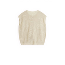 Reversible Twist Floral Knit Top（Z3376）