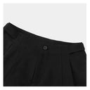 Pleated Mid-High Waist Wide Leg Pants（Z3608）