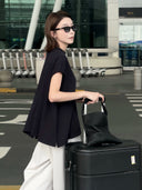 เสื้อท่อนบนสไตล์ญี่ปุ่นมินิมอลแบบสบาย (Z2242)