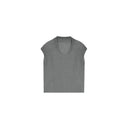 Ribbed V-Neck Slim Knit Vest（Z2087）