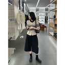 Vertical Seam Cropped Pants（Z3757）