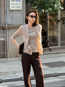 Multi-Way Relaxed Knit Top（Z3618）