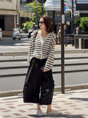 Hooded Double-Zip Knit Cardigan（Z3309）