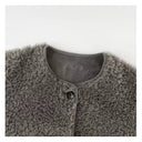 Crew Neck Soft Textured Jacket（Z3758）