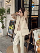 Tweed Layering Vest Jacket（Z3715）