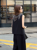 V-Neck Single-Breasted Vest（Z2090）