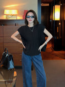 Pleated Breathable Versatile Top（Z3348）