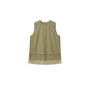 เสื้อกั๊กแขนกุดคอกลมสไตล์วินเทจ (Z3437)