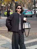 Matching Scarf Quilted Coat（Z122）