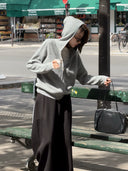 Hooded Waffle Knit Cardigan（Z3499）