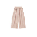 Elastic Waist Textured Cropped Pants（Z3377）