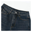 Side Seam Structured Wide Leg Jeans（Z3553）