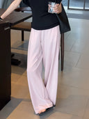 Soft Elastic Waist Casual Trousers（Z3102）