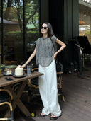 Reversible Flutter Sleeve Top（Z925）