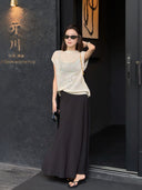 Reversible Twist Floral Knit Top（Z3376）