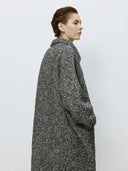 헤비급 스페클 셔월 칼라 코트（Z1228）