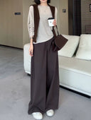 Asymmetric Hem Knit Top（Z2439）