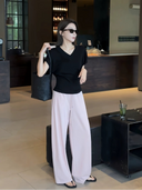 Áo Len Ôm Body Cổ Chữ V (Z3176)