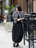 Exquisite Tailored Bubble with Curved Skirt