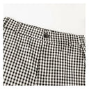 Textured Check Cropped Trousers（Z3341）