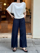 Lightweight Cutwork Hem Petal Pants（Z3342）