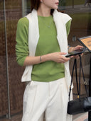 Seamless Raglan Sleeve Knit Sweater（Z3583）