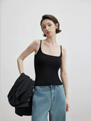เสื้อสายเดี่ยวยืดมีฟองน้ำเสริม (Z1763)