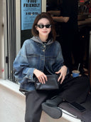 Detachable Hood Denim Jacket（Z3708）