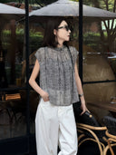 Reversible Flutter Sleeve Top（Z925）