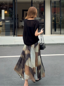 Asymmetric Hem Knit Tops（Z2073）