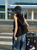 Foldable Wide Brim Straw Sun Hat（P198）