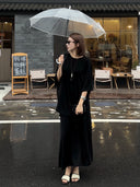 Minimalist Draped Relaxed Set（Z2094）