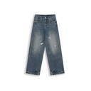 Faded Distressed Wide Leg Jeans（Z3555）