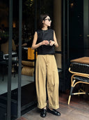 Pleated Casual Pants