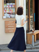 เสื้อถักทรงสลิมลายริ้ว (Z3084)