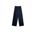 High-Waisted Straight-Leg Casual Pants