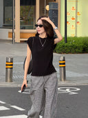 Frill Trim Versatile Top（Z3343）