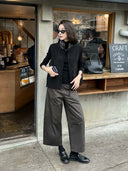 Vintage Cotton Cropped Pants（Z3768）
