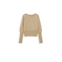 Cinched Waist Flattering Knit Top（Z3713）