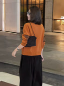 Contrast Pocket Knit Cardigan（Z2578）