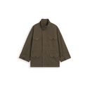 Drawstring Cinched Waist Casual Trench Coat（Z3454）