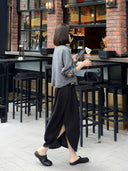 Exquisite Tailored Bubble with Curved Skirt