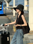 Foldable Wide Brim Straw Sun Hat（P198）