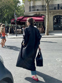 Lapel Longline Runway Trench Coat（Z3492）