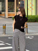 Frill Trim Versatile Top（Z3343）