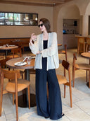 Elastic Waist Wide-Leg Trousers（Z3230）