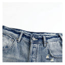 Soft Frayed Hem Denim Jeans（Z3128）